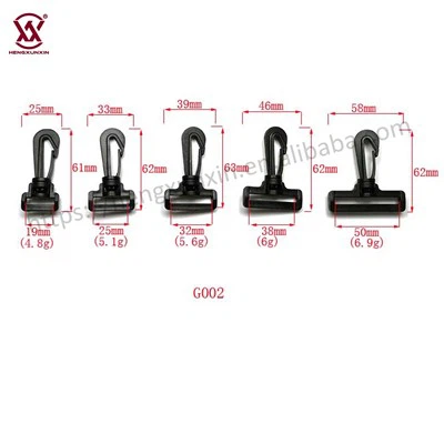 20 mm plast svingbar snapkroker